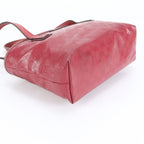 Gucci GG Imprime Leather Tote Shoulder Hand Red Rcm — view 4