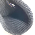 Louis Vuitton Knit Hat Beanie LV Wool Noir Black — view 6