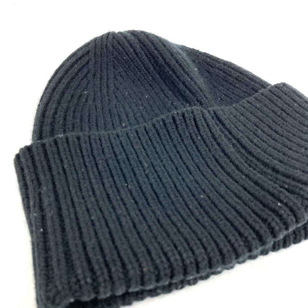 Louis Vuitton Knit Hat Beanie LV Wool Noir Black — view 8