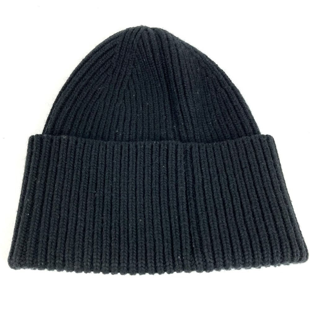 Louis Vuitton Knit Hat Beanie LV Wool Noir Black — view 5