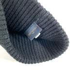 Louis Vuitton Knit Hat Beanie LV Wool Noir Black — view 7