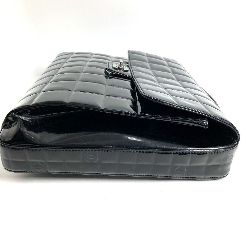Chanel Business Bag CC Logo Beach Enamel Black — view 2
