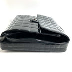 Chanel Business Bag CC Logo Beach Enamel Black — view 2
