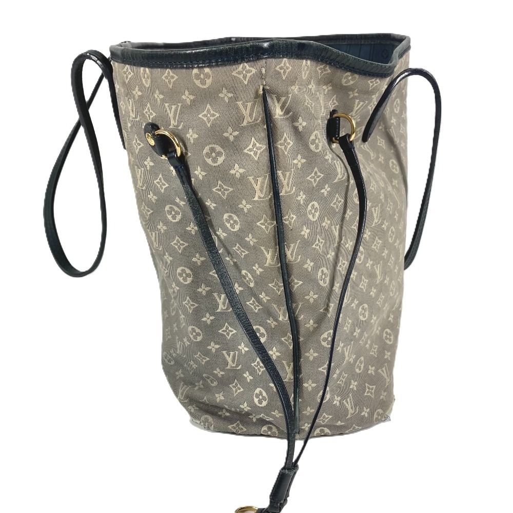 Louis Vuitton Shoulder Bag Neverfull MM Monogram Idylle Navy — view 3