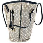 Louis Vuitton Shoulder Bag Neverfull MM Monogram Idylle Navy — view 4