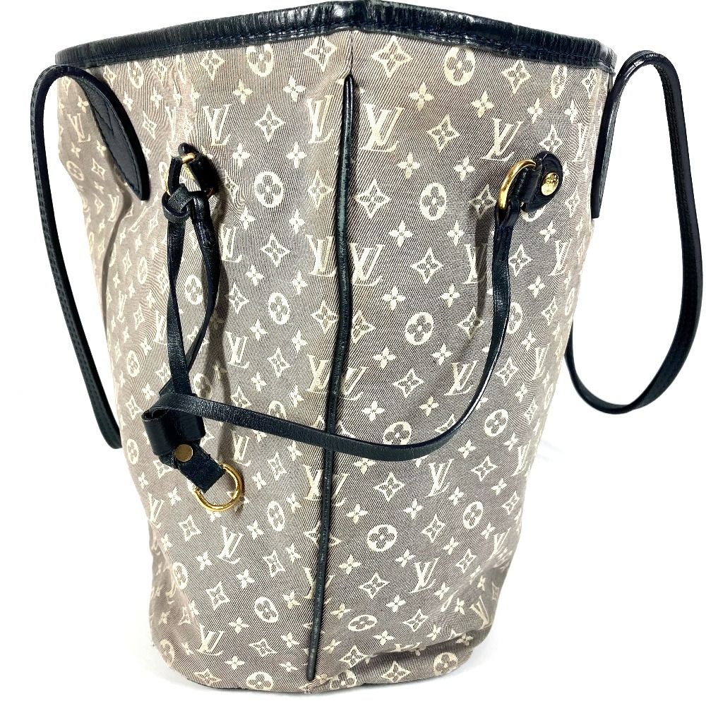 Louis Vuitton Shoulder Bag Neverfull MM Monogram Idylle Navy — view 4