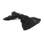 Chanel Barrette CC Logo Ribbon Cotton Cahnel Hair Black — view 2