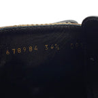 Gucci Boots Jumbo GG Marmont Ankle Canvas Leather 34.5 Beige Black — view 8