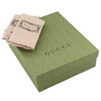 Gucci Boots Jumbo GG Marmont Ankle Canvas Leather 34.5 Beige Black — view 9