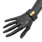 Hermes Bracelet Kelly Twist PM Black Gold Swift Ed T2 — view 4
