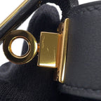 Hermes Bracelet Kelly Twist PM Black Gold Swift Ed T2 — view 9
