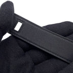 Hermes Bracelet Kelly Twist PM Black Gold Swift Ed T2 — view 7