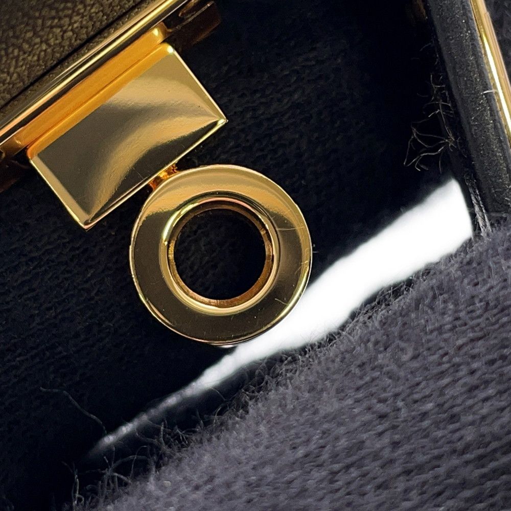 Hermes Bracelet Kelly Twist PM Black Gold Swift Ed T2 — view 8