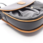 Celine Shoulder Bag Black Leather Macadam B — view 7