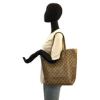 Gucci GG Crystal Beige Gold Leather Tote Shoulder Bag — view 7