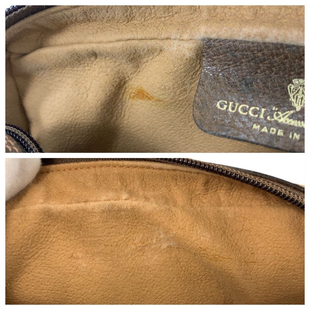 Gucci Vintage Sherry Line GG Supreme Canvas Clutch — view 5