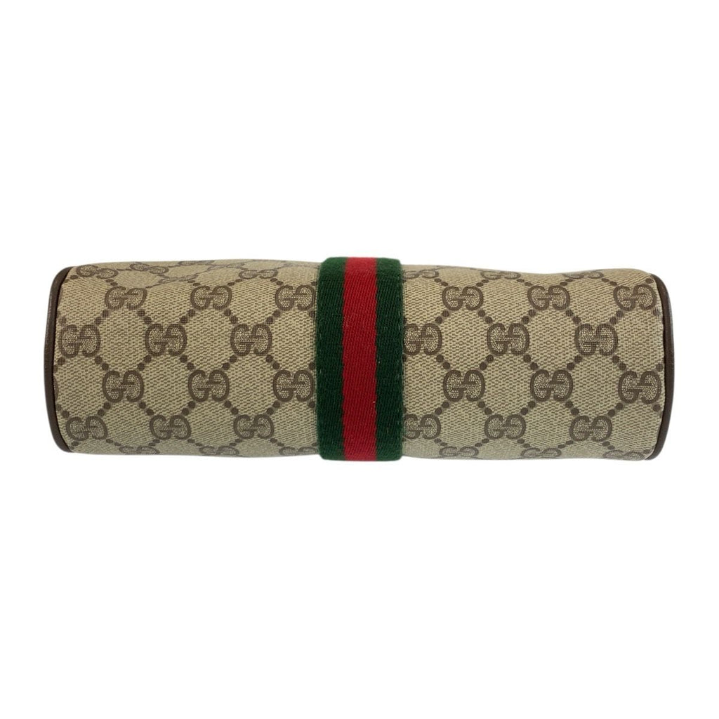 Gucci Vintage Sherry Line GG Supreme Canvas Clutch — view 8