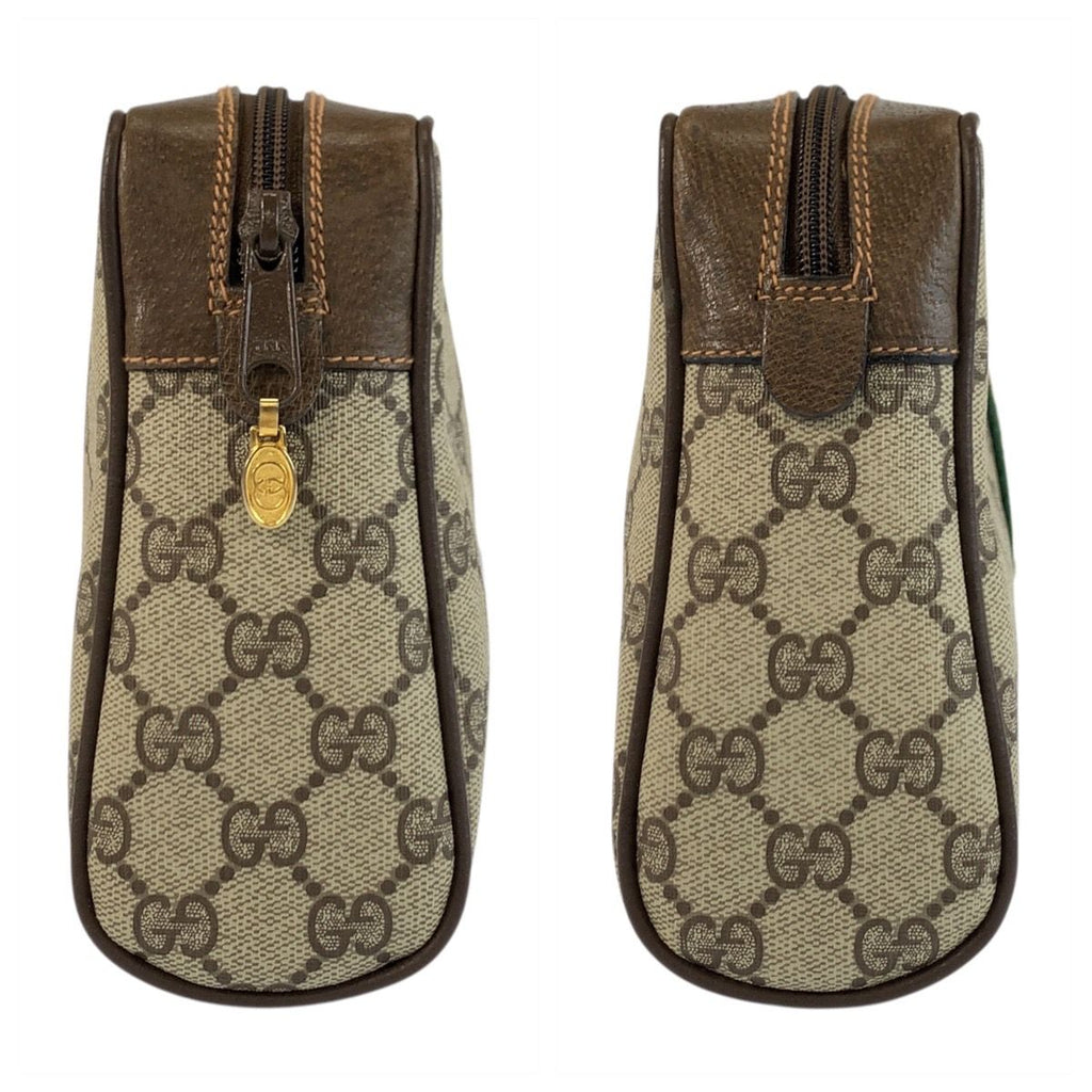 Gucci Vintage Sherry Line GG Supreme Canvas Clutch — view 6