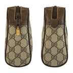 Gucci Vintage Sherry Line GG Supreme Canvas Clutch — view 6