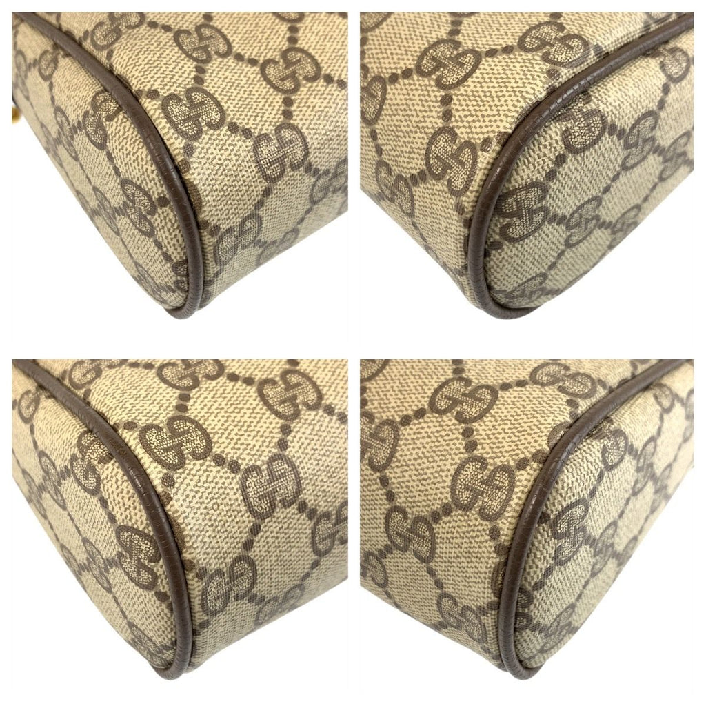Gucci Vintage Sherry Line GG Supreme Canvas Clutch — view 4