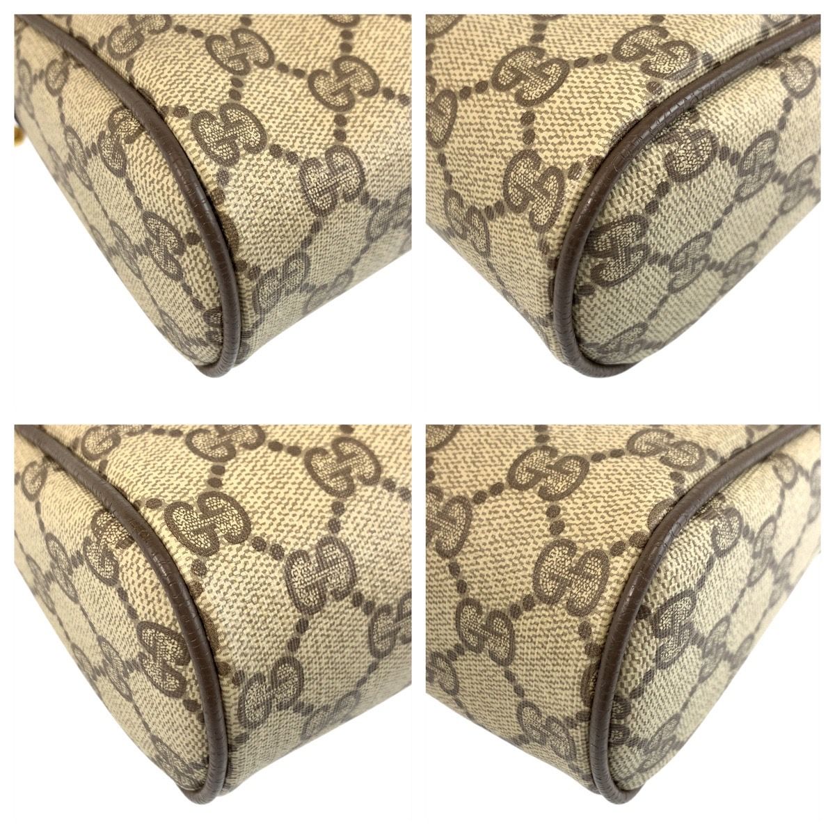 Gucci Vintage Sherry Line GG Supreme Canvas Clutch — view 4