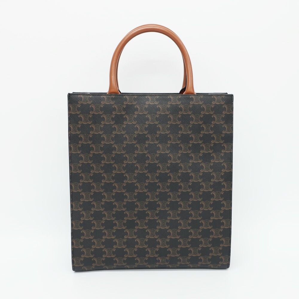 Celine Small Vertical Cover 2-Way Shoulder Bag Triomphe Brown — view 2