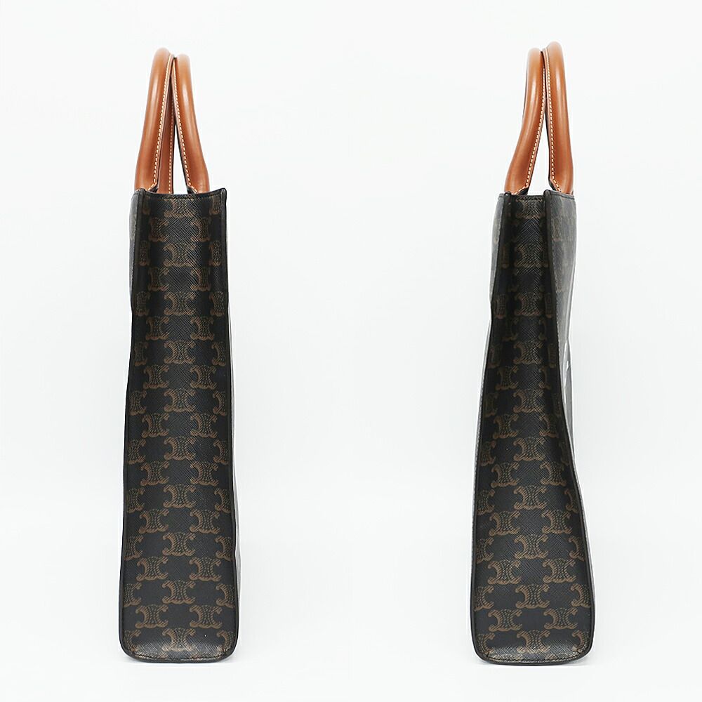 Celine Small Vertical Cover 2-Way Shoulder Bag Triomphe Brown — view 4