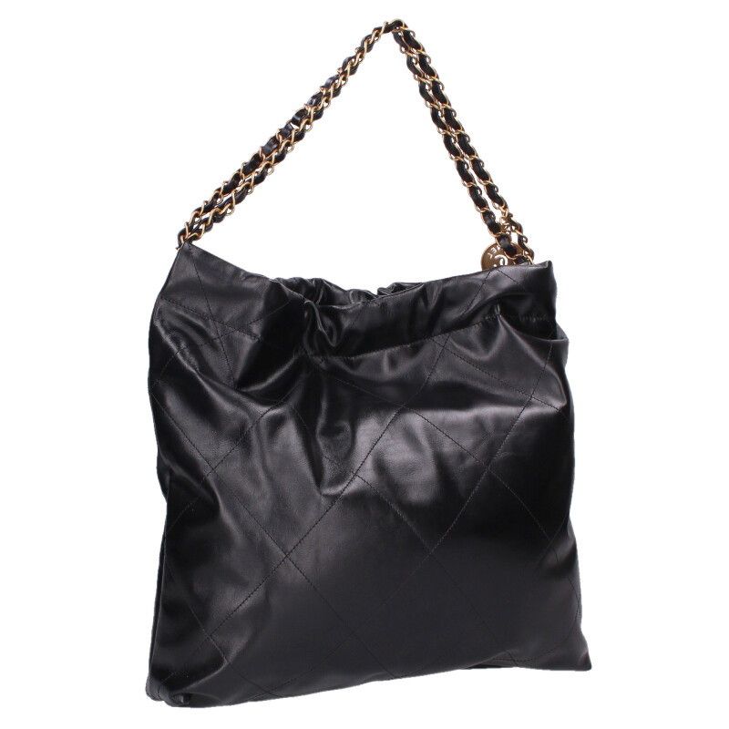 Chanel 22 Shiny Calfskin Chain Shoulder Bag — view 2