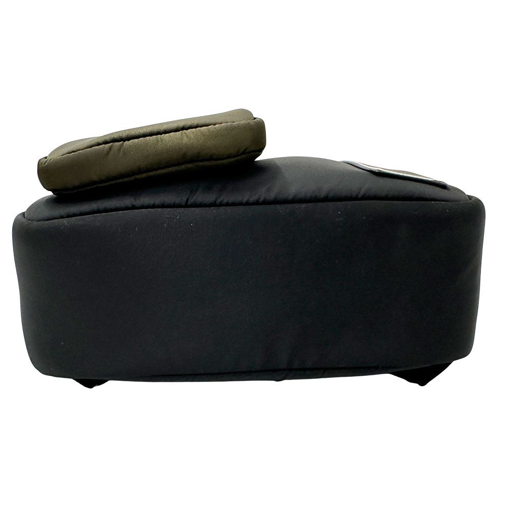 Prada Backpack Nylon Black Khaki — view 4
