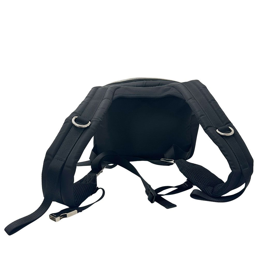 Prada Backpack Nylon Black Khaki — view 2