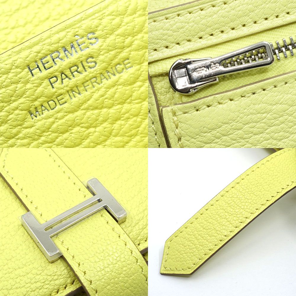 Hermes Bearn Souffle Yellow Manufactured — view 8