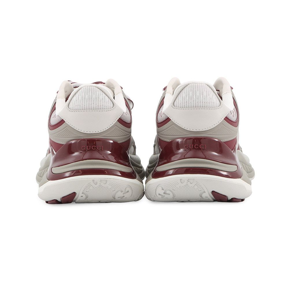Gucci Sneakers 2.0 Mesh Leather Interlocking GG 1 2 Wine Red — view 3