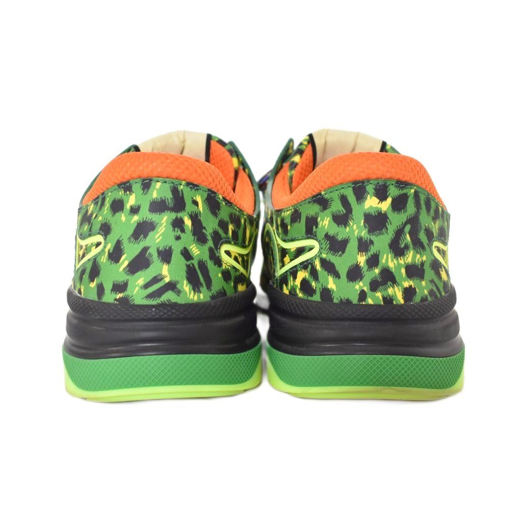 Gucci Dover Street Market Dsm Limited Ultra Pace Sneakers Leopard 9 Green — view 3