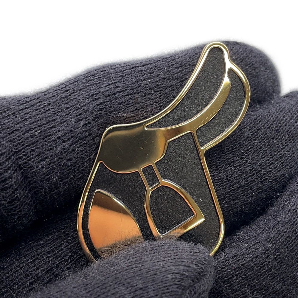 Hermes Scarf Ring a Cheval 70 Black