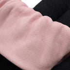 Hermes Scrunchie Claudia Rose Sakura Silver Lambskin Silk Hair — view 4