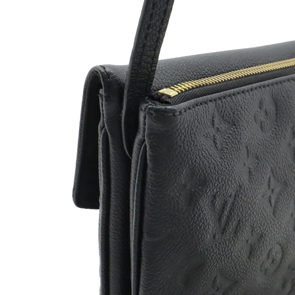 Louis Vuitton Monogram Empreinte Twice Shoulder Bag Pochette Noir Black Gold — view 4