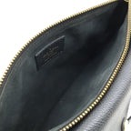 Louis Vuitton Monogram Empreinte Twice Shoulder Bag Pochette Noir Black Gold — view 8