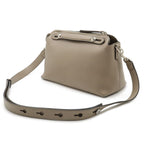 Fendi by the Way 2-Way Shoulder Bag Leather Grey Silver — view 2