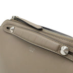 Fendi by the Way 2-Way Shoulder Bag Leather Grey Silver — view 4
