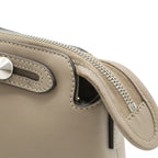 Fendi by the Way 2-Way Shoulder Bag Leather Grey Silver — view 9