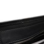 Gucci Guccissima Sherry Line Shoulder Bag Rubber Coating Leather Black — view 5