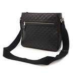 Gucci Guccissima Sherry Line Shoulder Bag Rubber Coating Leather Black — view 2