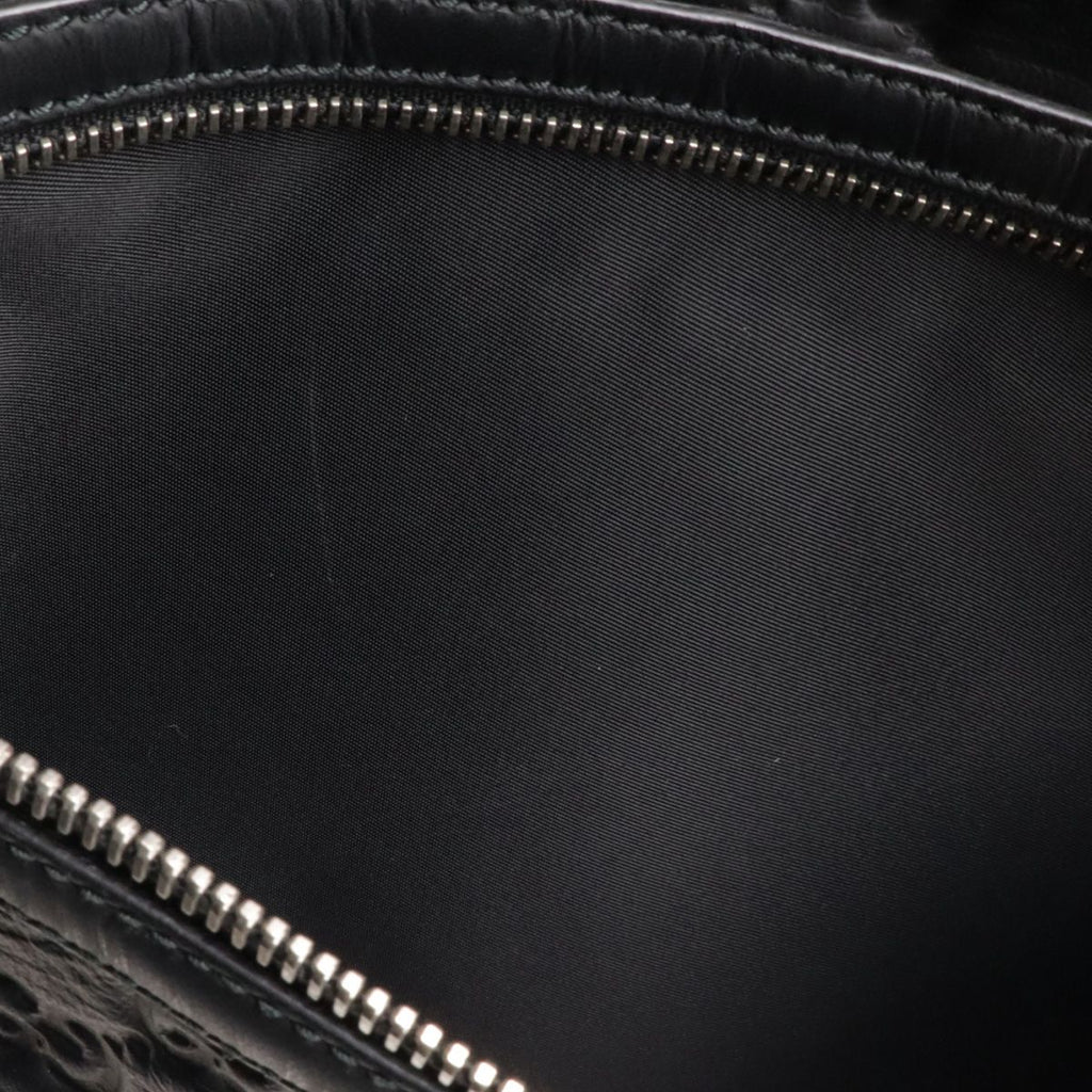 Gucci Guccissima Sherry Line Shoulder Bag Rubber Coating Leather Black — view 9