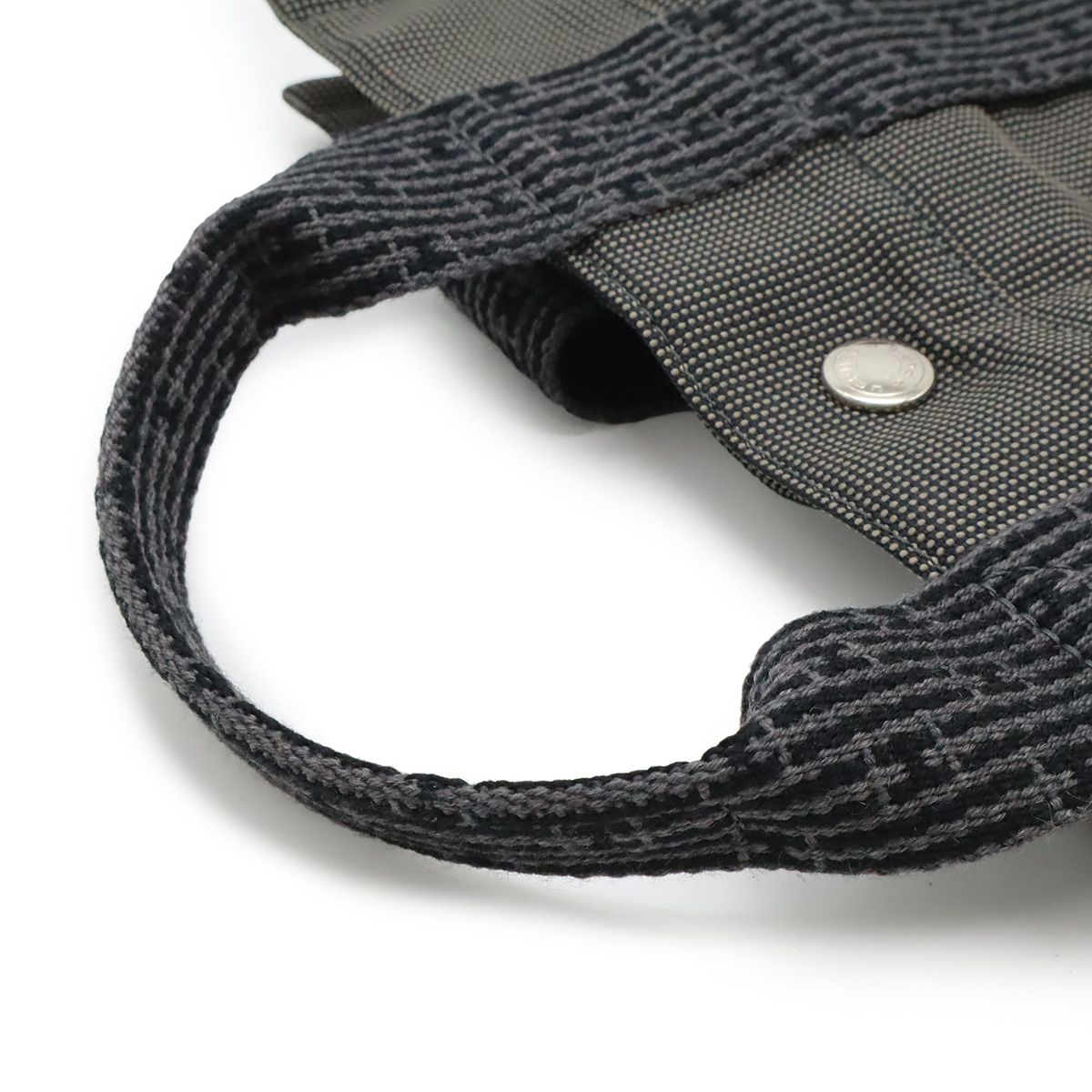 Hermes Her Line Sac a Dos PM Backpack Shoulder Bag Canvas Gray New — view 6
