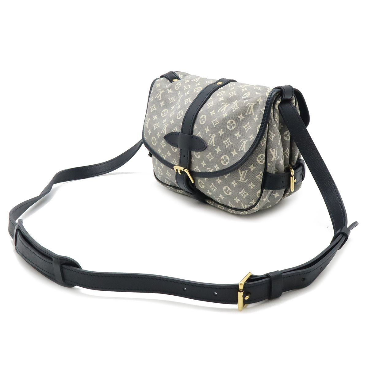 Louis Vuitton Monogram Idyle Saumur PM Shoulder Bag Crossbody Canvas Leather — view 2