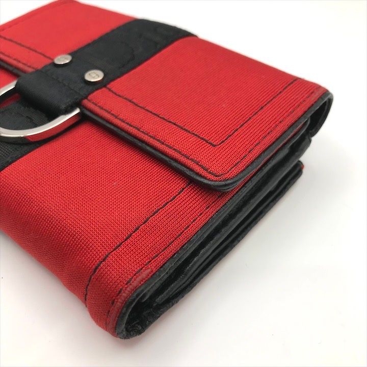 Dior Hardcore Trifold Canvas Leather Compact Wallet — view 4