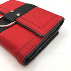 Dior Hardcore Trifold Canvas Leather Compact Wallet — view 4