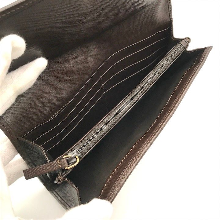 Celine Macadam Triomphe Wallet Brown — view 8