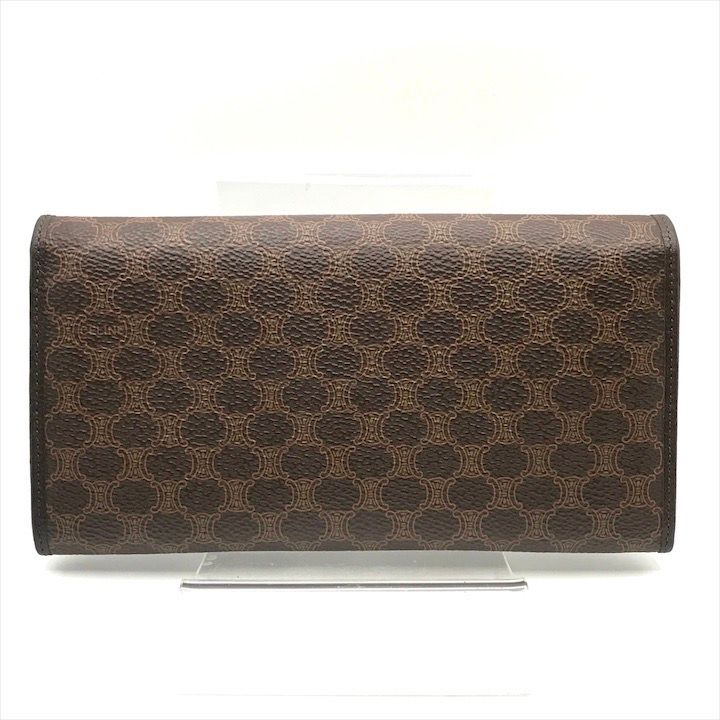 Celine Macadam Triomphe Wallet Brown — view 2