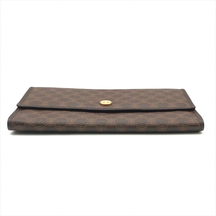 Celine Macadam Triomphe Wallet Brown — view 4